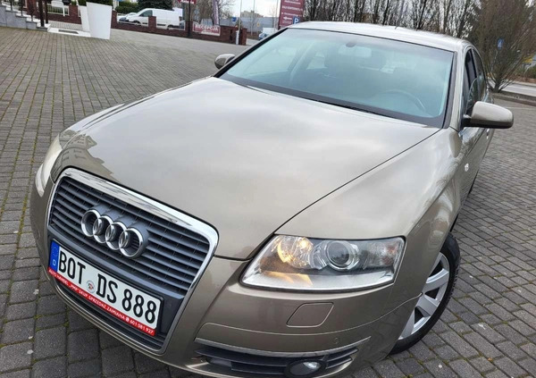 Audi A6 cena 23900 przebieg: 220000, rok produkcji 2008 z Gniew małe 436